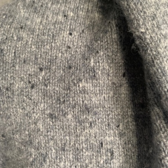 Aritzia Babaton Cardigan open cashmere grey/blue sweater medium - Picture 3 of 14